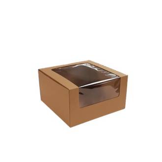 Cake Box with Window (50) 10x10x6 - Cake Boxes / Cake Trays - Cake